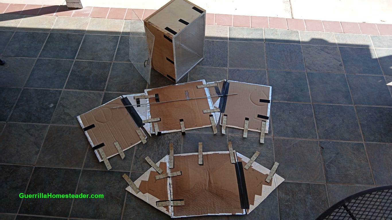 DIY Solar Oven Clear Lid