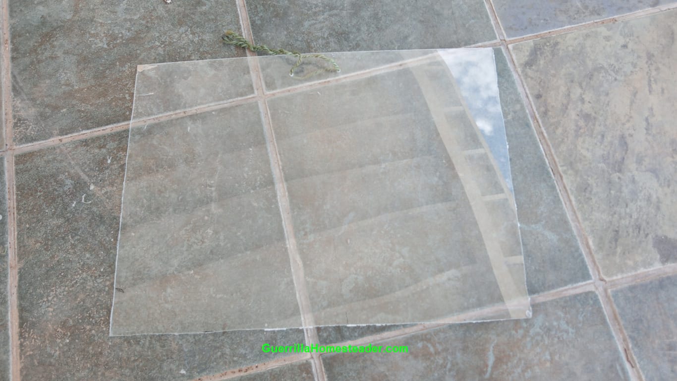 DIY Solar Oven Plexiglass Lid