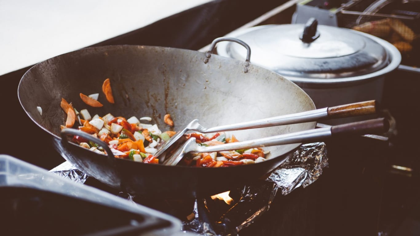 cooked vegetables