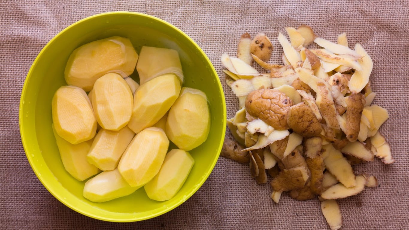 potato peels