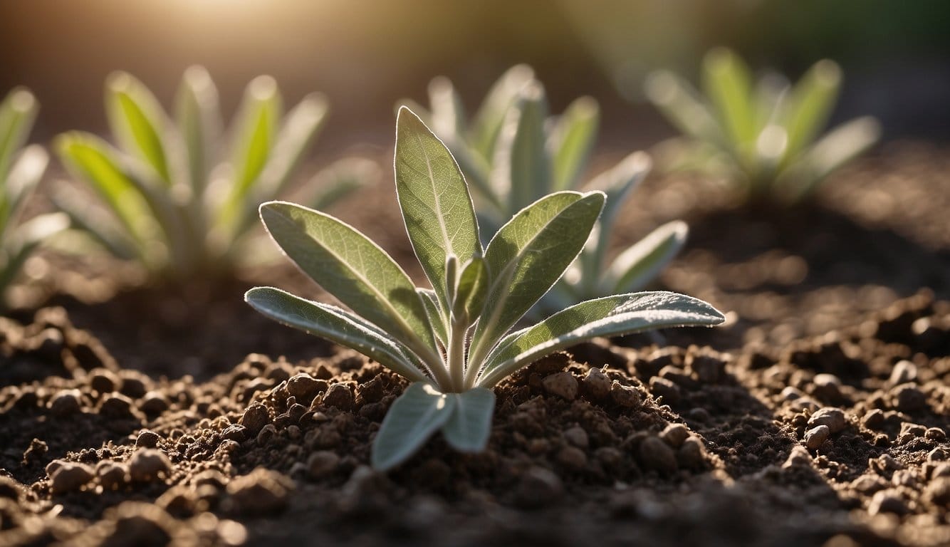 sage seedlings GuerrillaHomesteader.com